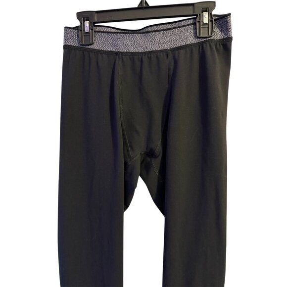 Men’s Limitless Compression Black Tights w/ brushed Waistband - Picture 13 of 15